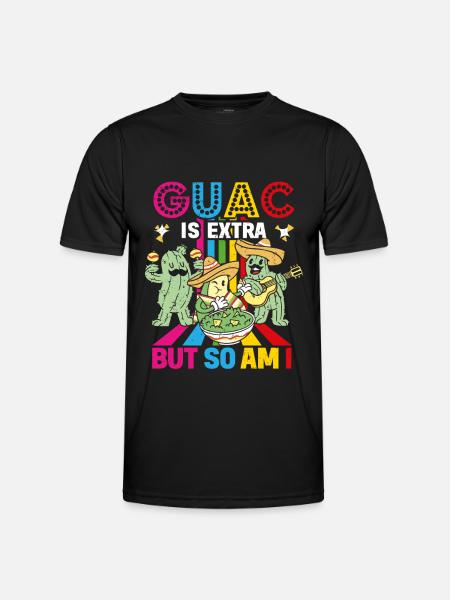 Avocado Guacamole Mexican Mexico Latino - Men's Functional T-Shirt - black