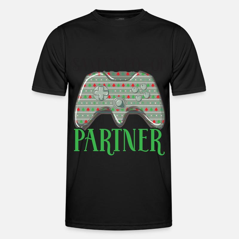 Santa's Co-op Partner Controller - Men's Functional T-Shirt - black