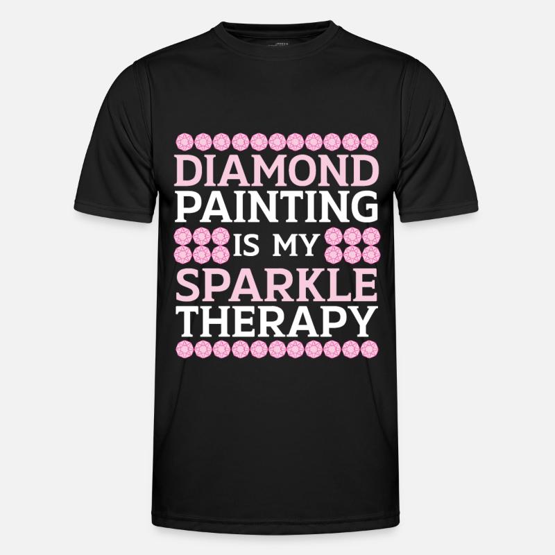Diamond Painting Tools Diamond Painter - Men's Functional T-Shirt - black