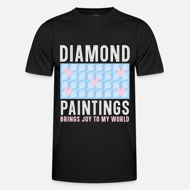 Diamond Painting Tools Diamond Painter - Men's Functional T-Shirt - black