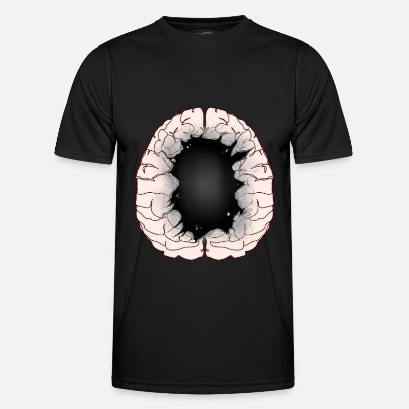 Brain Idiot Idiot Brain Brains Intelligence Men's Functional T-Shirt