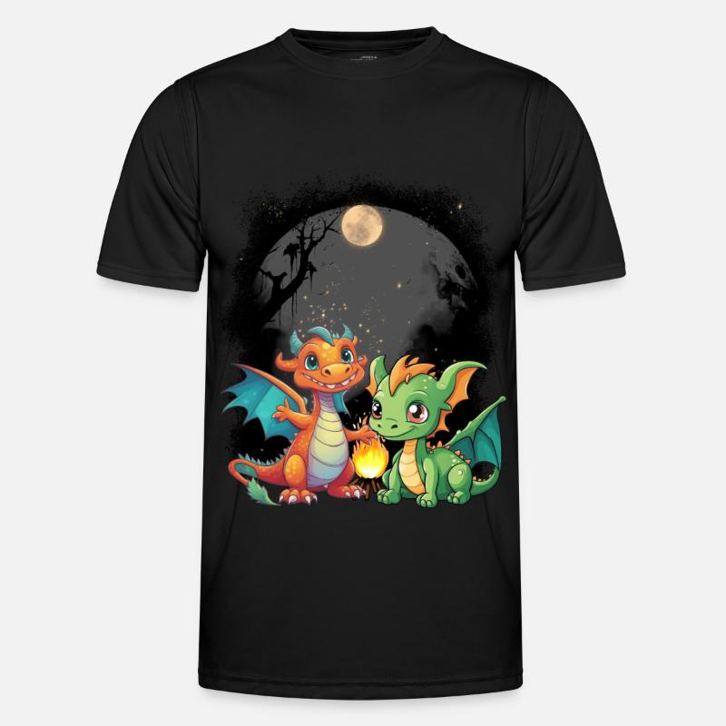 mystisch Drache Drachen Märchen Märchenfigur Männer Funktions-T-Shirt