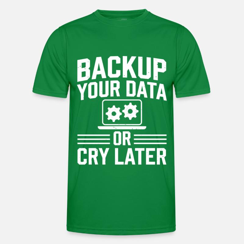 Administrator Support Nerd Computer Tech Männer Funktions-T-Shirt