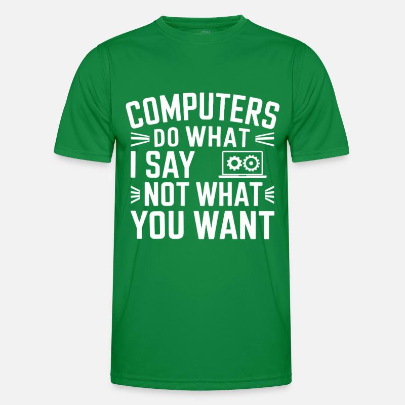 Administrator Support Nerd Computer Tech Männer Funktions-T-Shirt