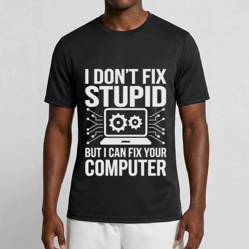 Administrator Support Nerd Computer Tech Men's Functional T-Shirt
