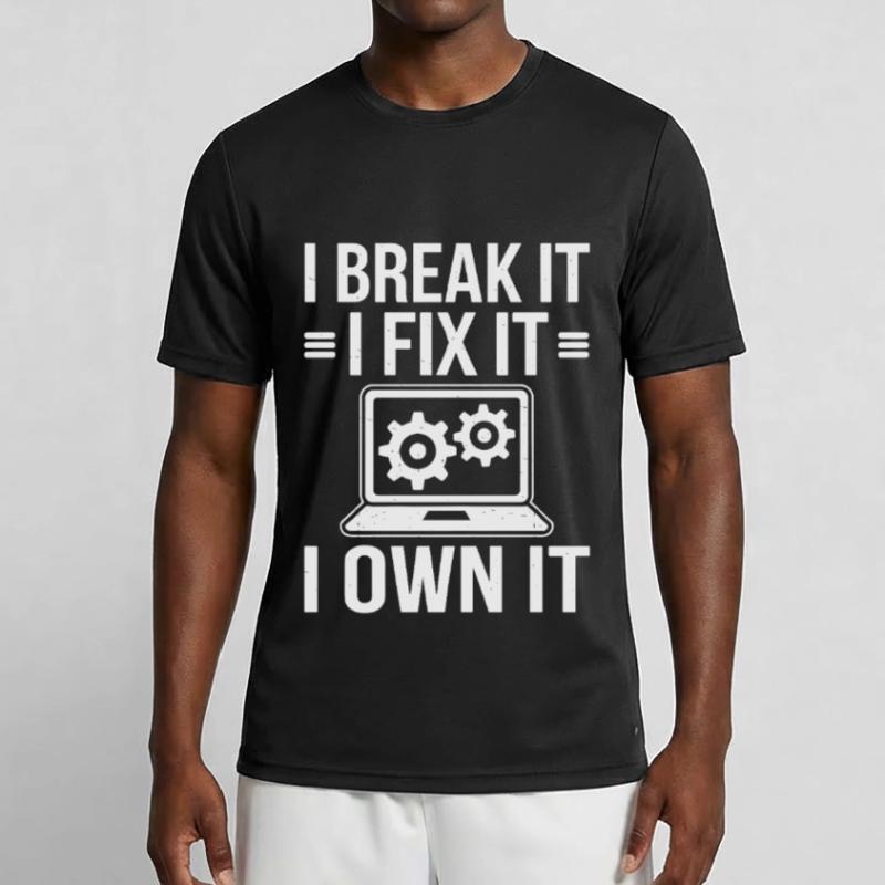 Administrator Support Nerd Computer Tech Men's Functional T-Shirt
