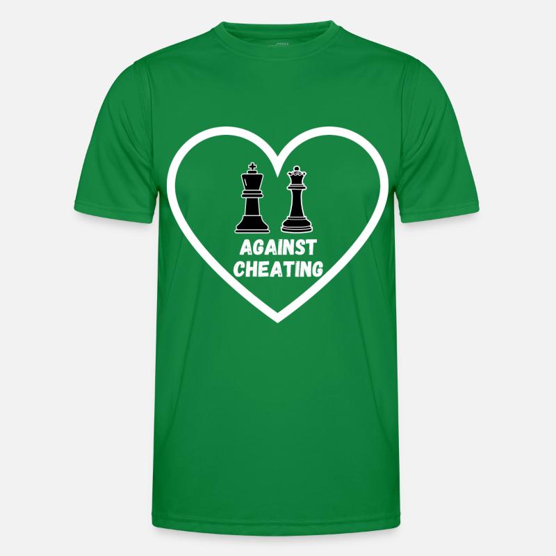 Schach Trend Échecs Triche Cheat Queens Gambit T-shirt sport Homme