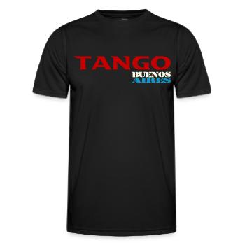 Tango - T-shirt sport Homme - noir - Devant - AI Model Male 178 dark (178cm)