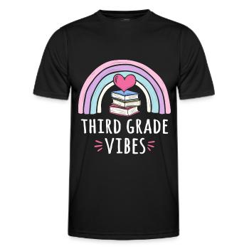 Dritte Klasse Stimmung - Männer Funktions-T-Shirt - Schwarz - Vorne - AI Model Male 178 dark (178cm)