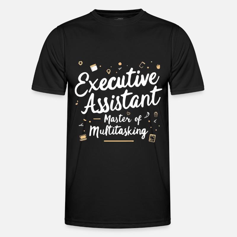 Executive Assistant Master of Multitasking - Men's Functional T-Shirt - black