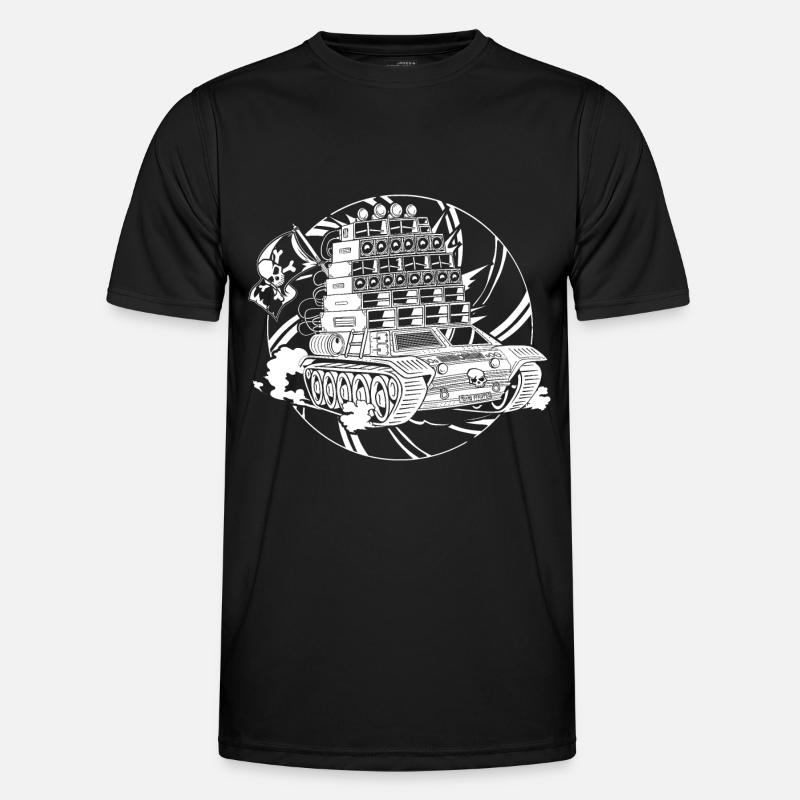 Tekno Nomads Pirate Sound System - Men's Functional T-Shirt - black