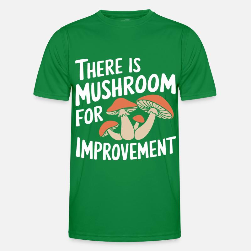 Sopp Sopp Funghi Champignon Funksjons-T-skjorte for menn