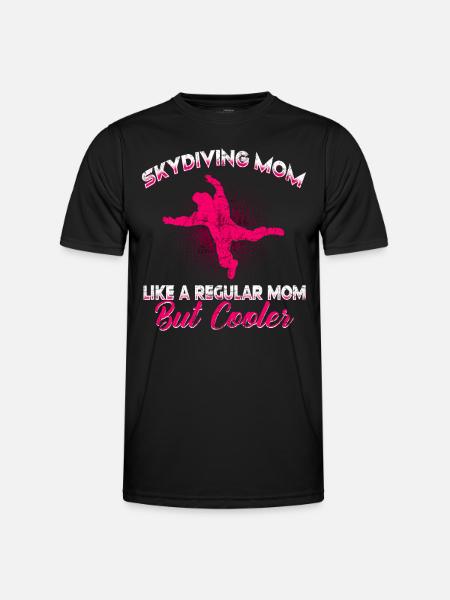 Skydiving Women - Men's Functional T-Shirt - black