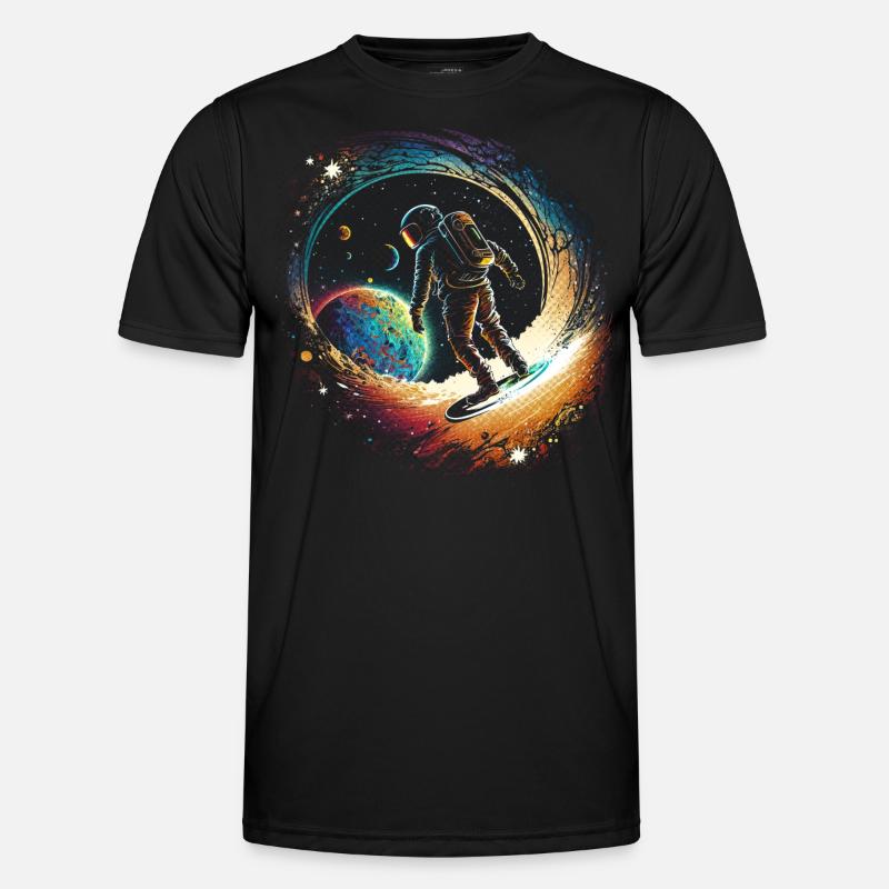 Surfeur de l’espace T-shirt sport Homme