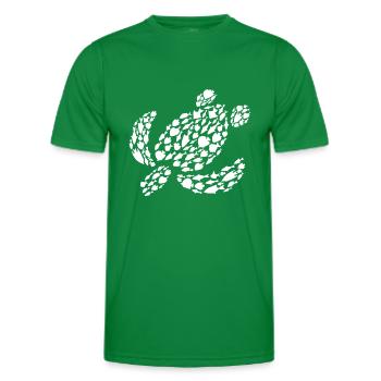 Sea Turtle Sea Ocean Animals Turtle - Men's Functional T-Shirt - kelly green - Front - AI Model Male 178 dark (178cm)