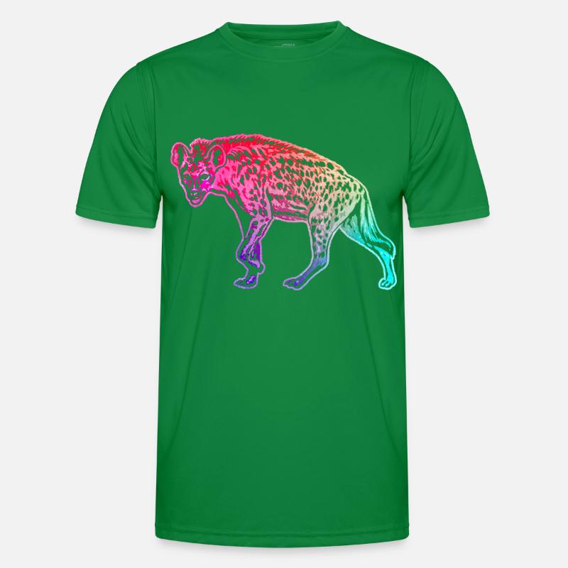 Hyäne Männer Funktions-T-Shirt