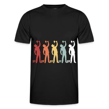 Diabolo jonglieren Schulsport Jongleur Hobby - Männer Funktions-T-Shirt - Schwarz - Vorne - AI Model Male 178 dark (178cm)