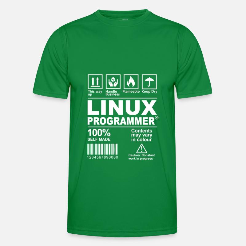 Geek Linux Programmer Funny Definition Men's Functional T-Shirt