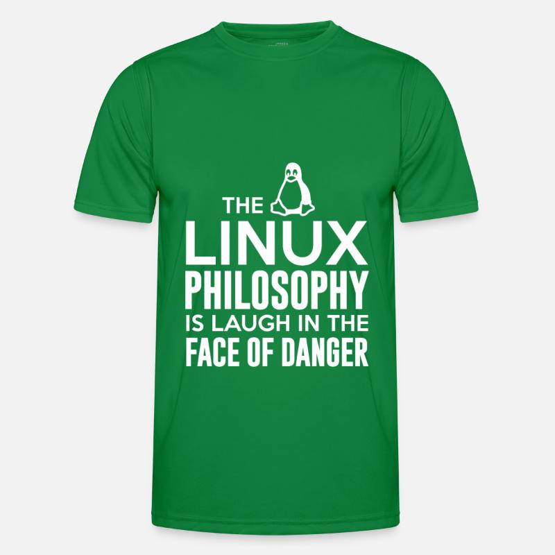 Linux Geek Programmeur de philosophie T-shirt sport Homme