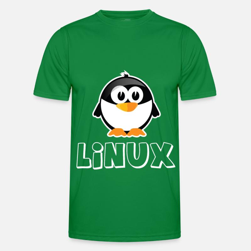 Linux Geek Penguin Lifestyle IT Geek Men's Functional T-Shirt