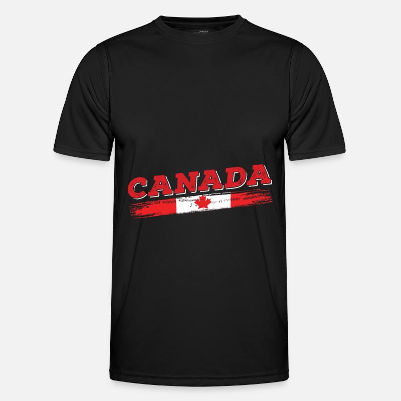 Drapeau du Canada Canadien canadien T-shirt sport Homme