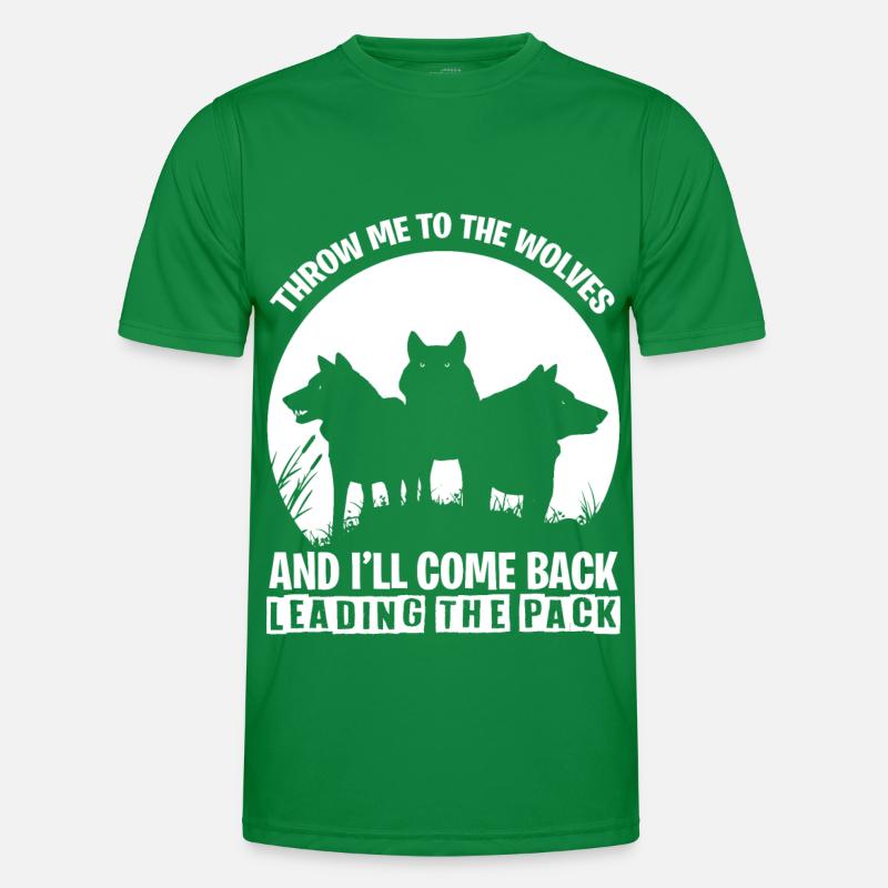 Wolf Pack Pack Pack Wild Dog Wildlife Men's Functional T-Shirt