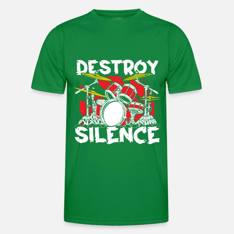 Drums Drummer Drumsticks Men's Functional T-Shirt