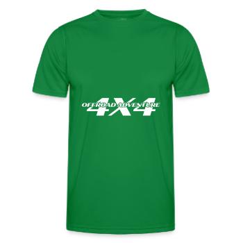 4x4 Off-Road Abenteuer - Männer Funktions-T-Shirt - Kelly Green - Vorne - AI Model Male 178 dark (178cm)