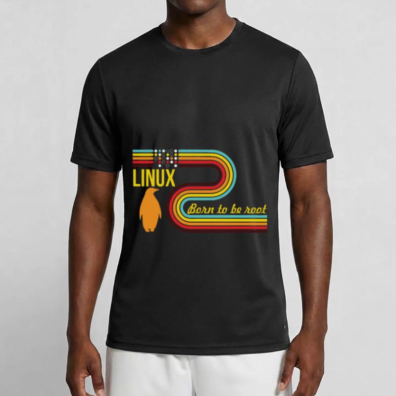 Born To Be Root Linux Nerd Geek Coding Männer Funktions-T-Shirt