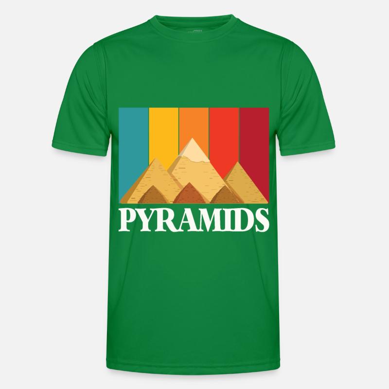 Pyramides Gizeh Egypte Rétro Sphinx T-shirt sport Homme
