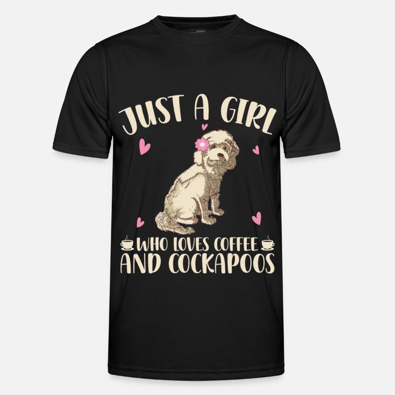 Cockapoo - Männer Funktions-T-Shirt - Schwarz