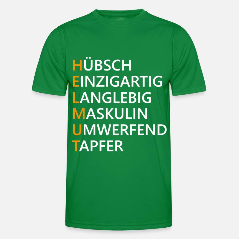 Helmut Name Geschenk Männer Funktions-T-Shirt