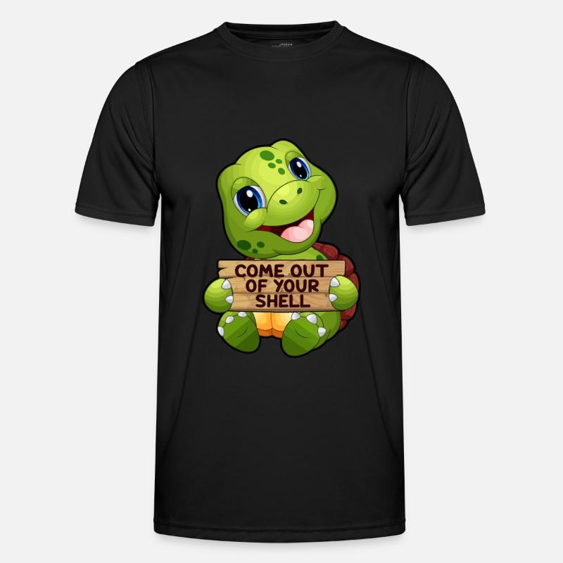 Turtle Turtle Gift Idea Turtles Sea - Men's Functional T-Shirt - black