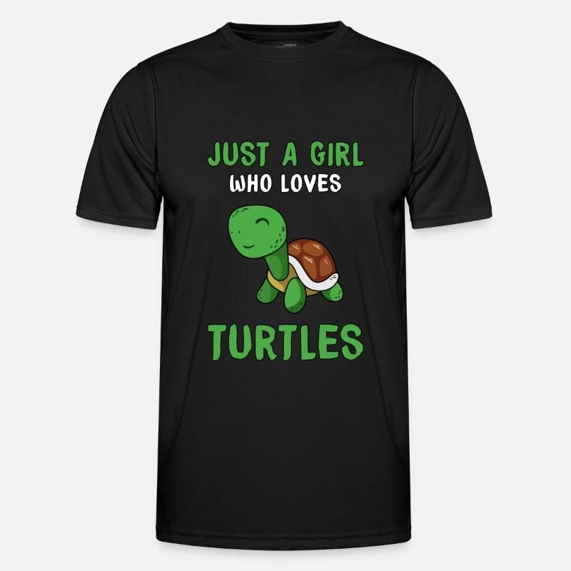 Turtle Turtle Gift Idea Turtle Animal - Men's Functional T-Shirt - black