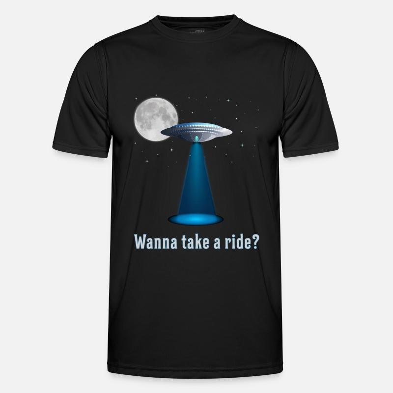 Alien Aliens Ufo Space Space Gift Idea - Men's Functional T-Shirt - black