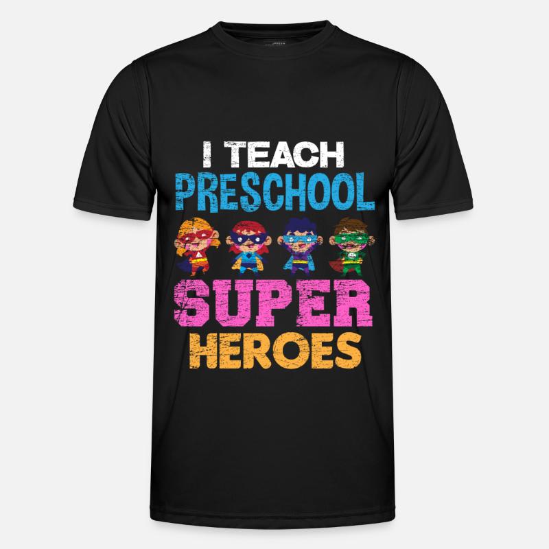Lehrer Vorschule Männer Funktions-T-Shirt