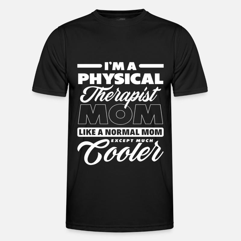 Physiotherapeut Mutter - Männer Funktions-T-Shirt - Schwarz