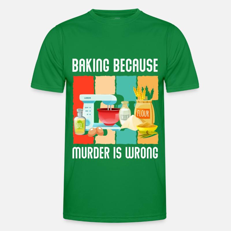 Bäcker Männer Funktions-T-Shirt
