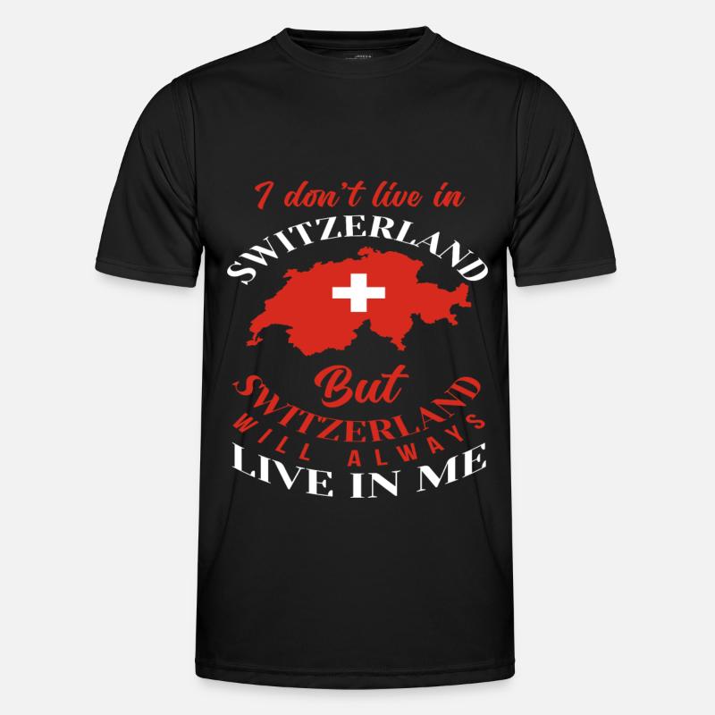Schweiz Schweizer Herkunft Männer Funktions-T-Shirt