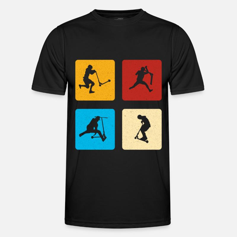 Stunt Scooter Men's Functional T-Shirt