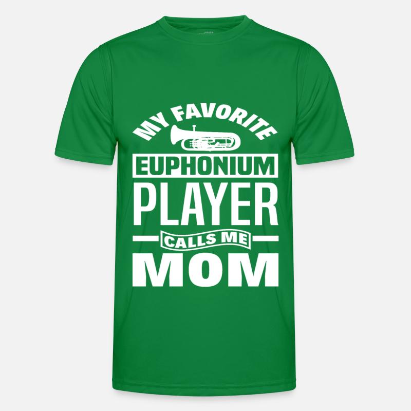 Euphonium Mutter Männer Funktions-T-Shirt