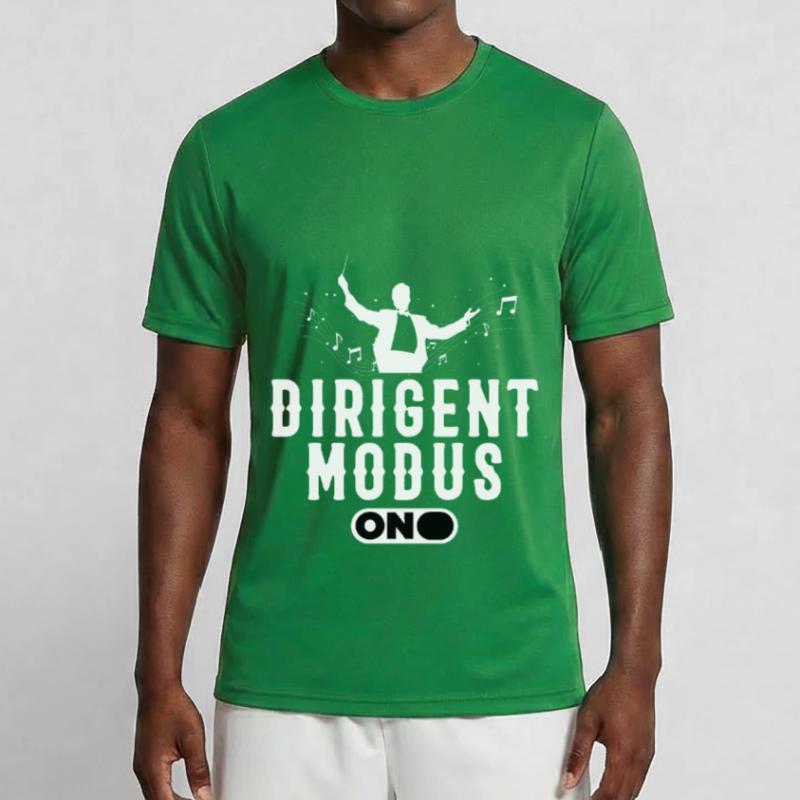 Dirigent Modus Dirigent Orchester Musik Note Geschenk Männer Funktions-T-Shirt