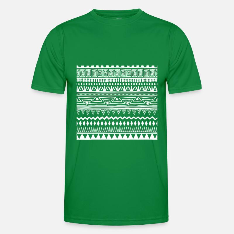 Aztec Pattern Native Culture Civilization Maya Men's Functional T-Shirt