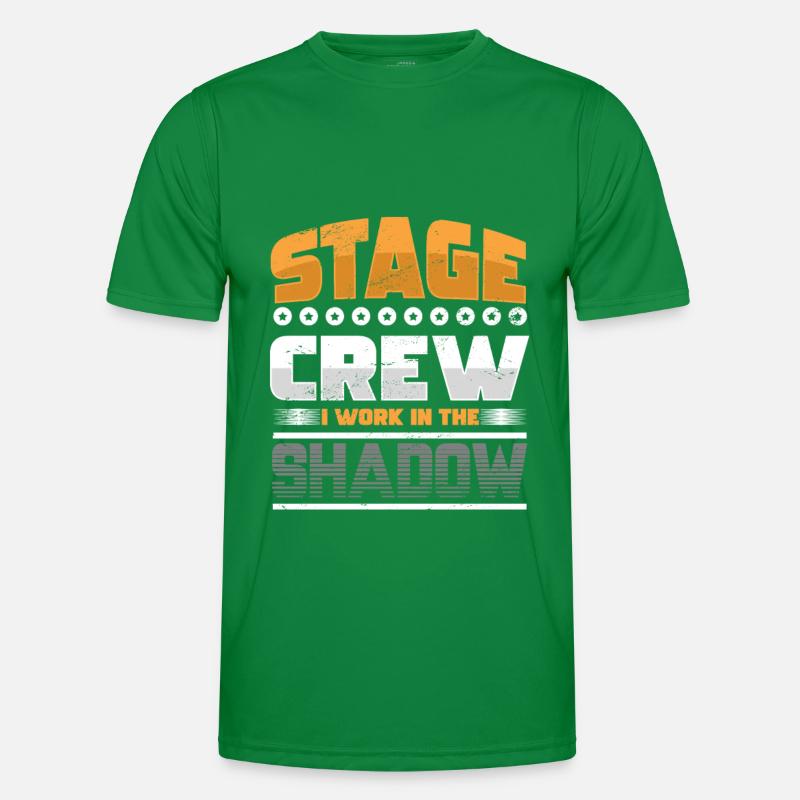 Stage Crew Light Engineer Backstage Konzert Geschenk Männer Funktions-T-Shirt