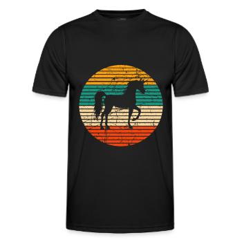 Unicorn Unicorn Unicorns - Men's Functional T-Shirt - black - Front - AI Model Male 178 dark (178cm)
