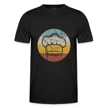 Cuisine cuisine Griller Cuisine - T-shirt sport Homme - noir - Devant - AI Model Male 178 dark (178cm)