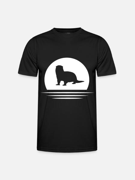 Loutres - T-shirt sport Homme - noir