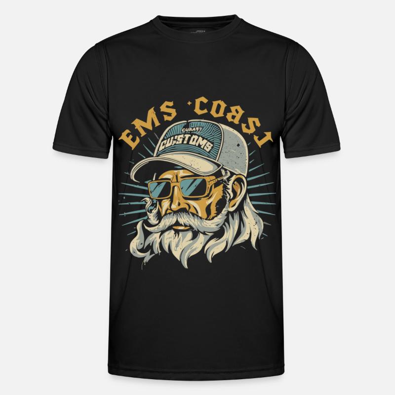 Ems Coast Customs Oldskool Design#3 Männer Funktions-T-Shirt