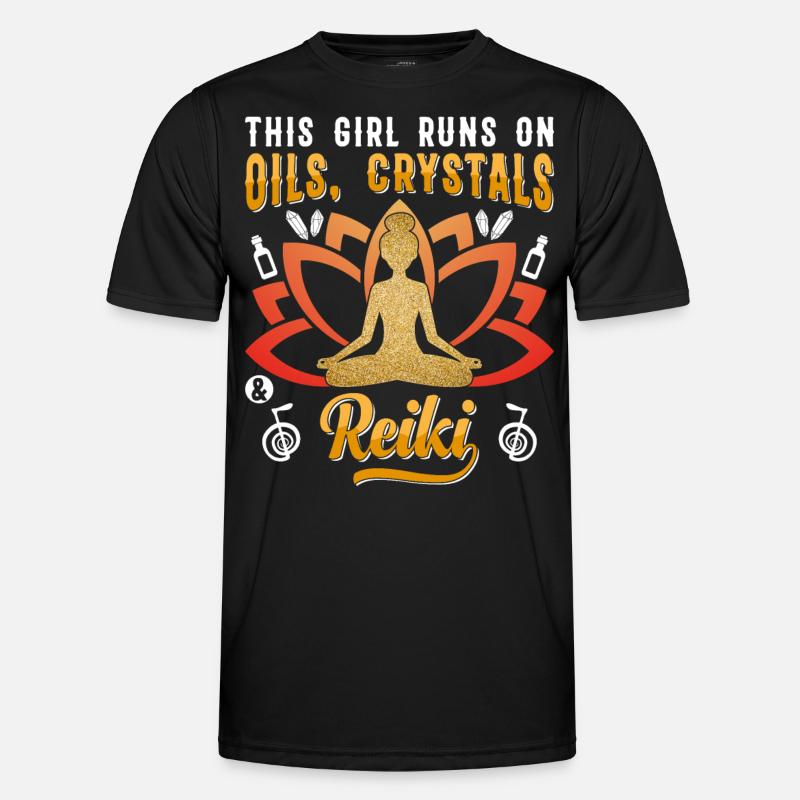 Reiki Practitioners & Reiki Master - Men's Functional T-Shirt - black
