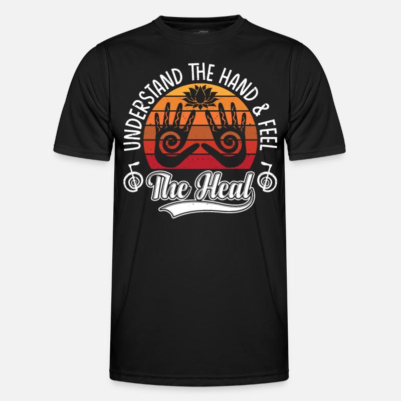 Reiki Practitioners & Reiki Master - Men's Functional T-Shirt - black